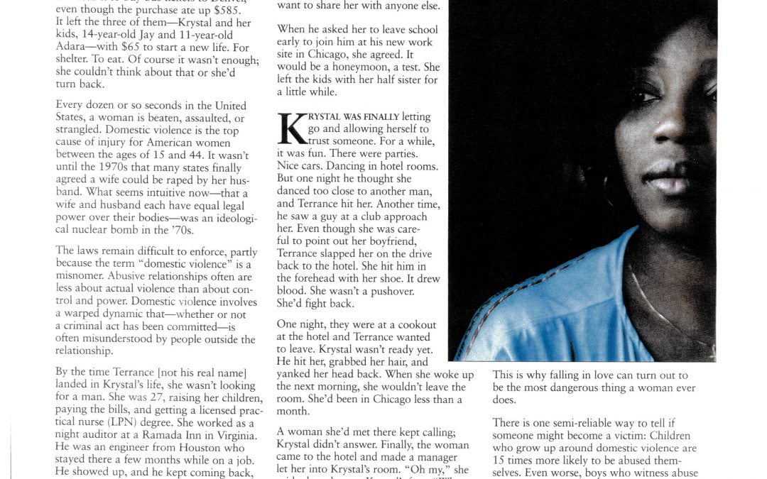 Inspirational Article- “When Escape is the Only Option”